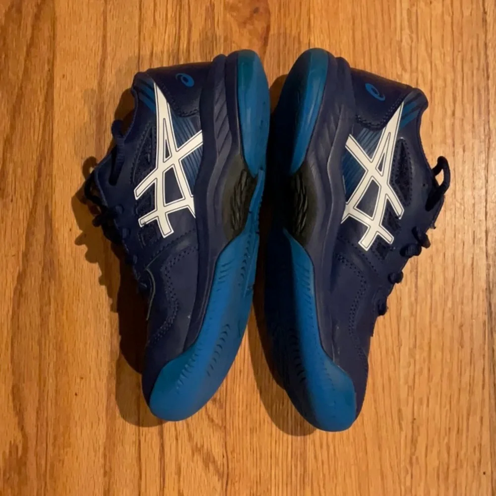 ASICS: Boy’s Gel Grade 8 Blue Expanse/White Tennis SHOES Size 1 1/2